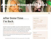 Tablet Screenshot of americanwomenreallysuck.com